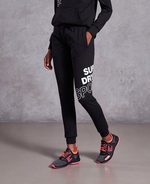 Superdry Core Graphic Női Sportruházat Fekete | JZNAX8950